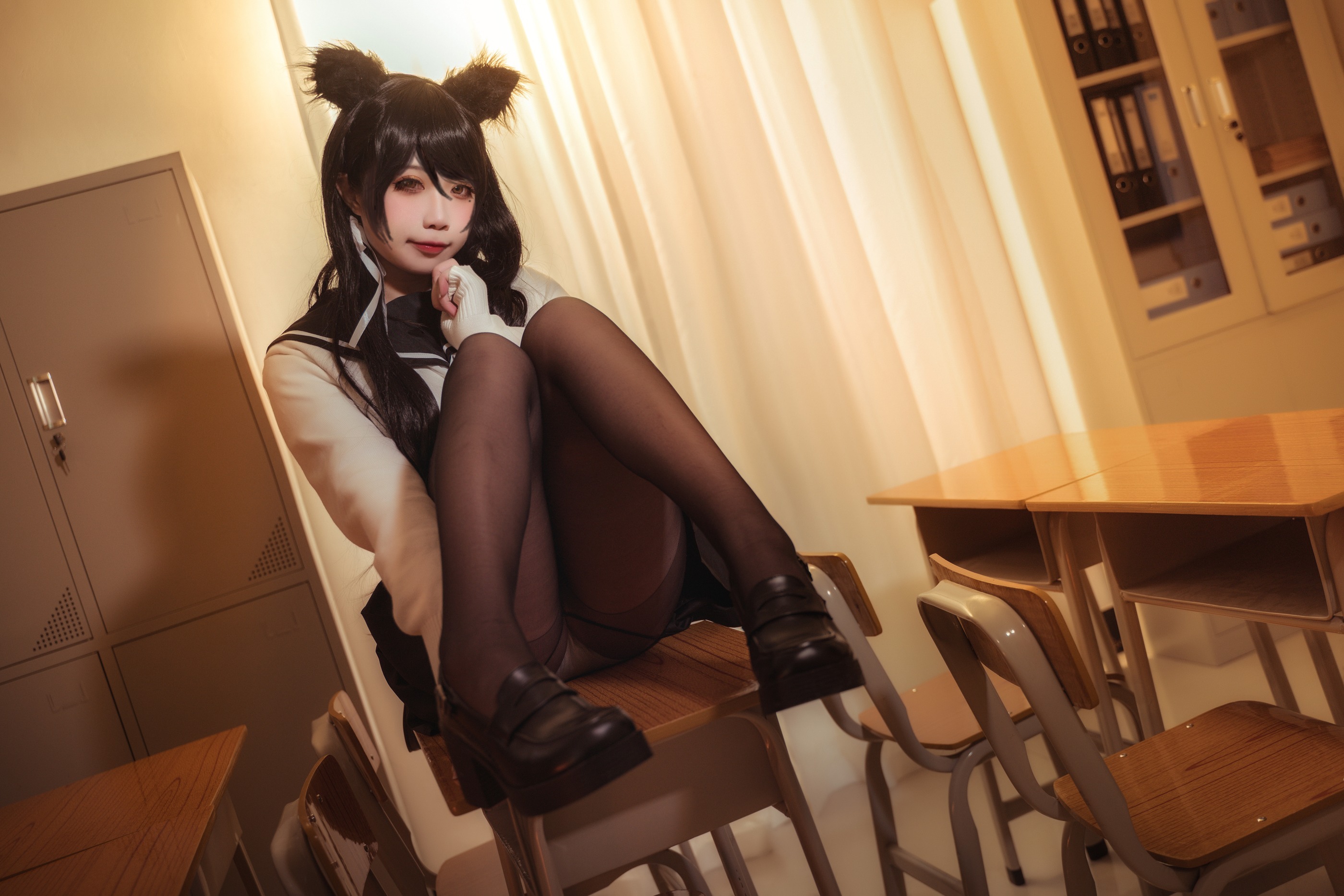 图片[1]-贞子蜜桃 – NO.013 碧蓝航线 爱宕高雄制服 [35P]-XikXak